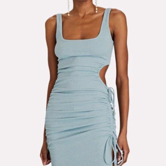 Jonathan Simkhai Standard Rumer Midi Dress - Picture 1 of 5